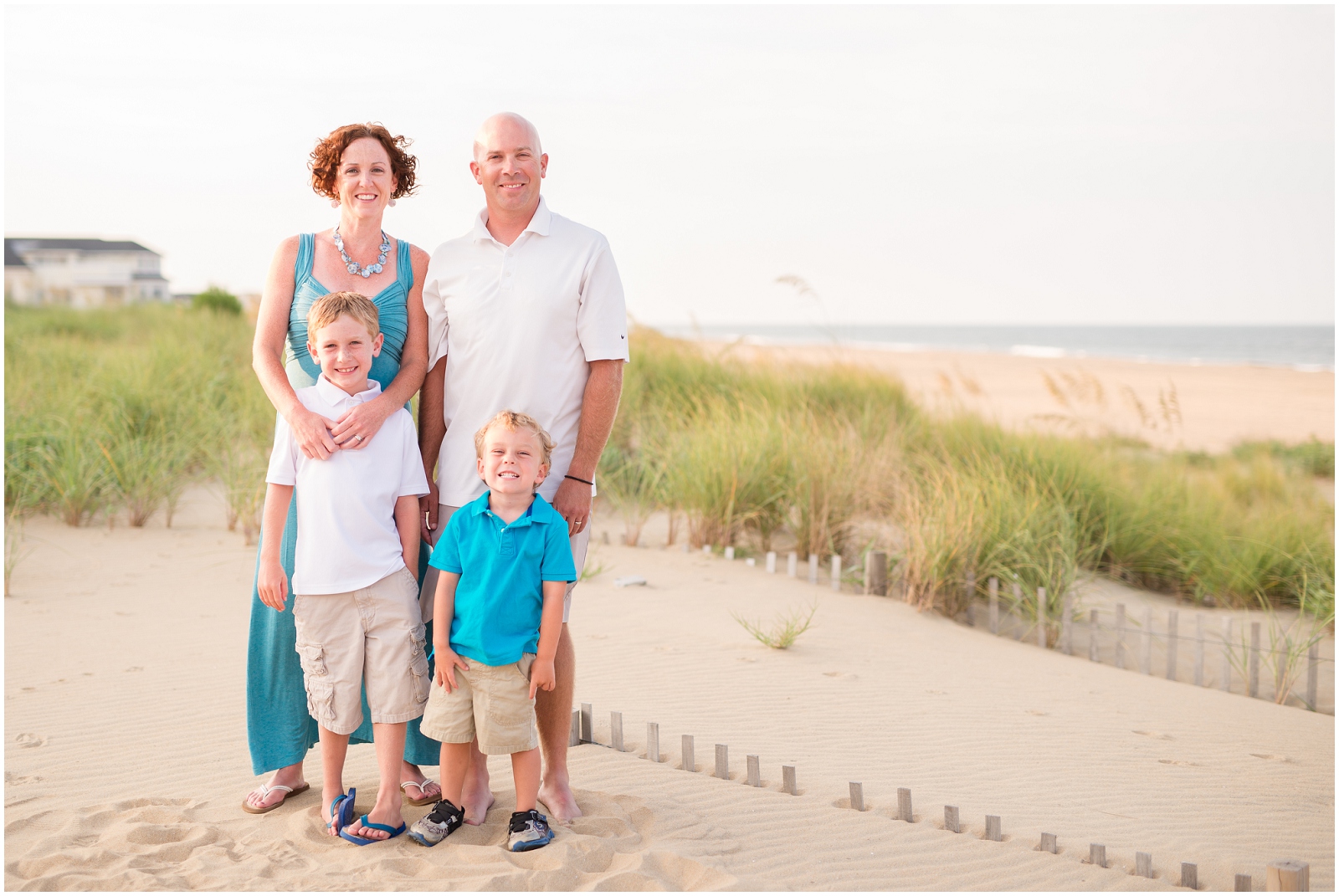 sandbridge virginia sunset beach family pictures