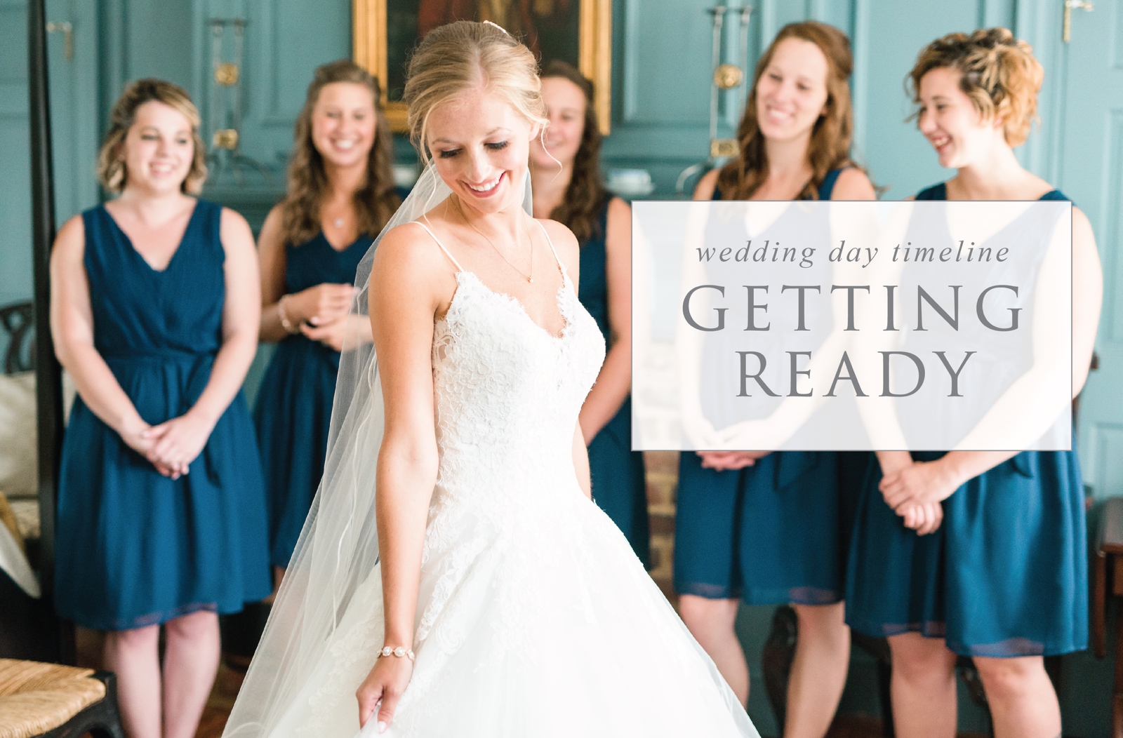 planning your wedding day timeline | getting ready