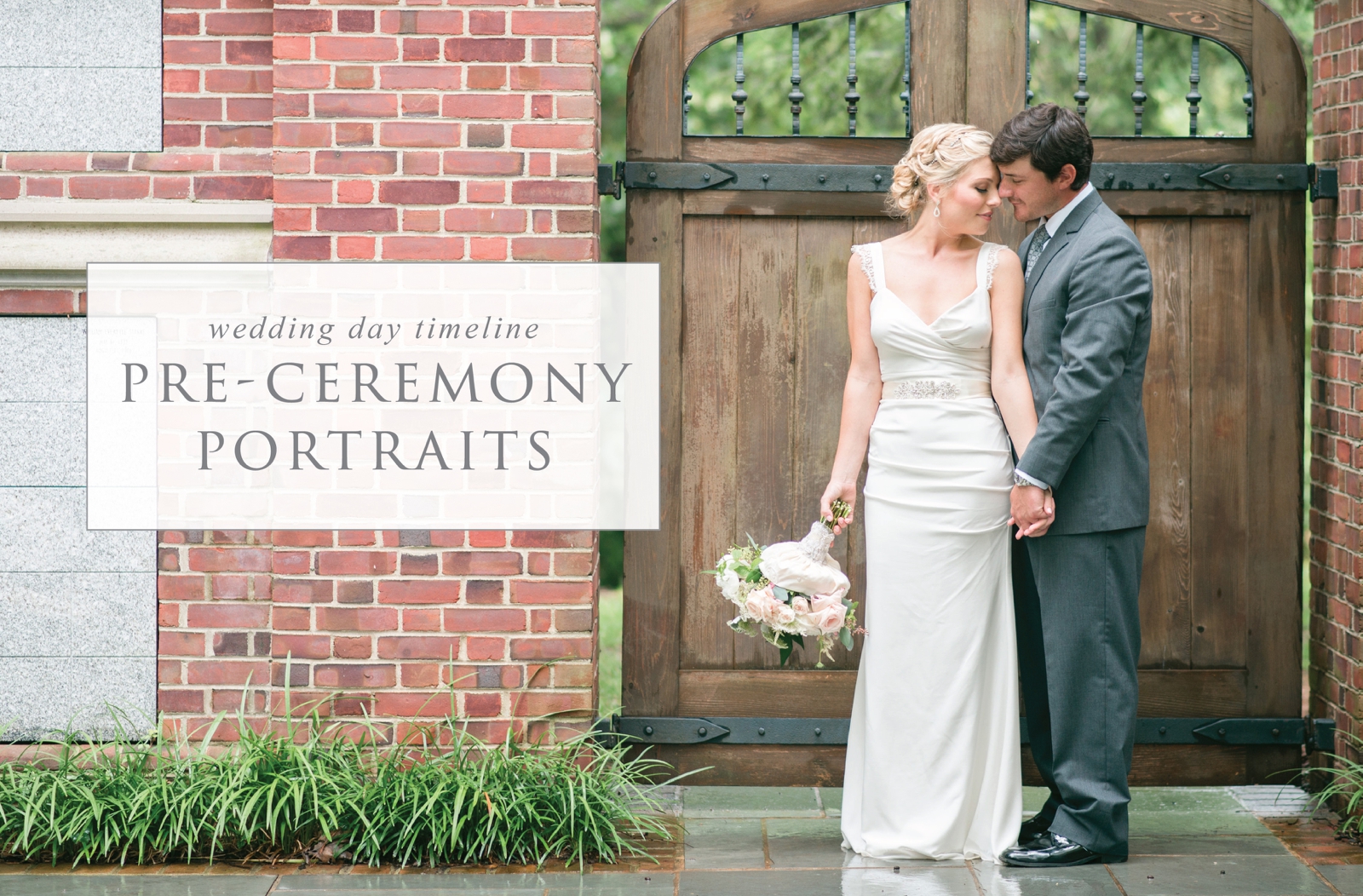 first look bride and groom portraits and wedding party photos | wedding day timeline