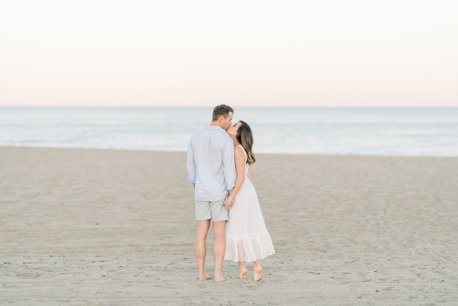 Virginia Beach Bayville Farms Park and Oceanfront Engagement Session in Fall