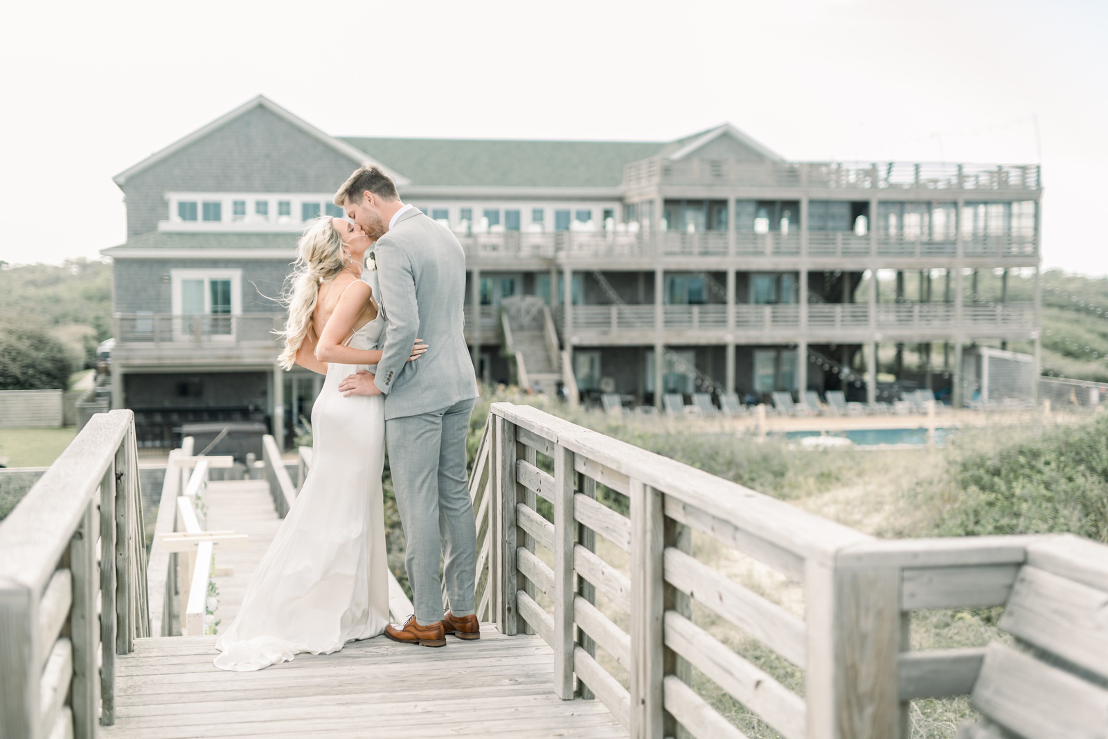 Corolla North Caroline Pine Island Lodge OBX Wedding photos