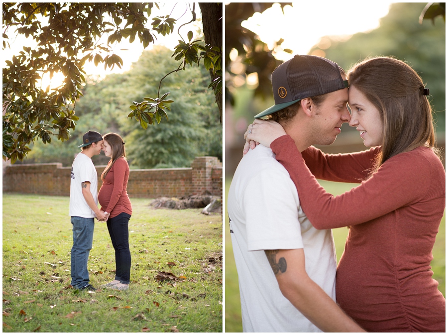 Yorktown Virginia Couples Maternity Photography