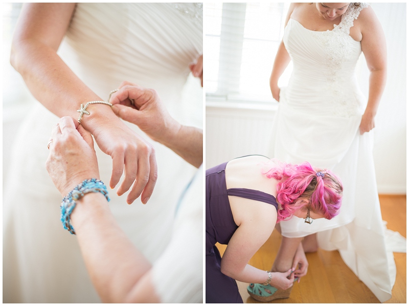 poquoson waterfront yacht club wedding beach blue sea glass