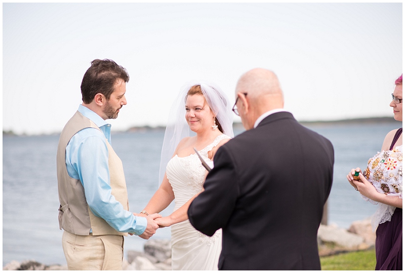 poquoson waterfront yacht club wedding beach blue sea glass