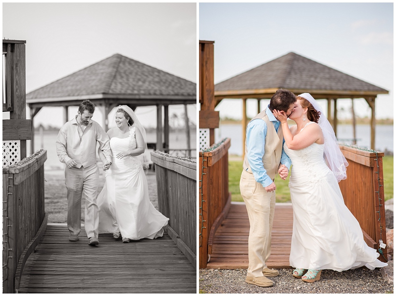 poquoson waterfront yacht club wedding beach blue sea glass