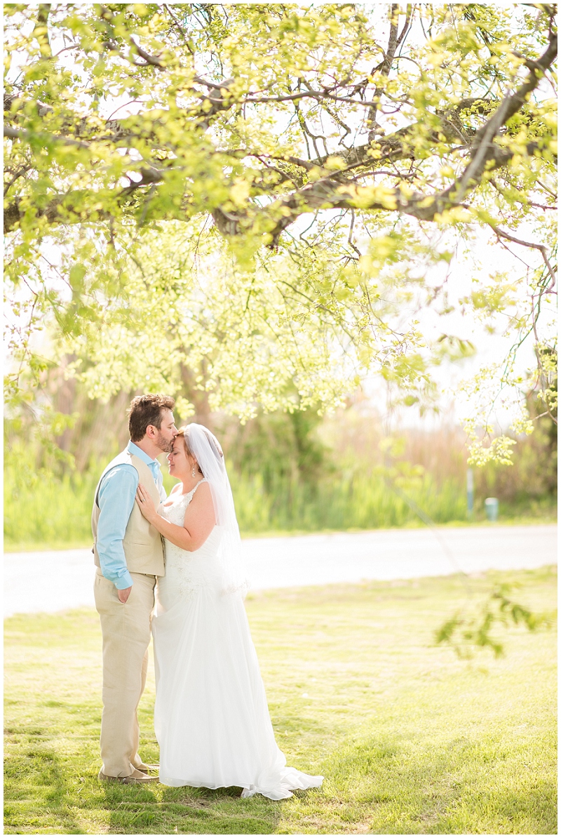 poquoson waterfront yacht club wedding beach blue sea glass