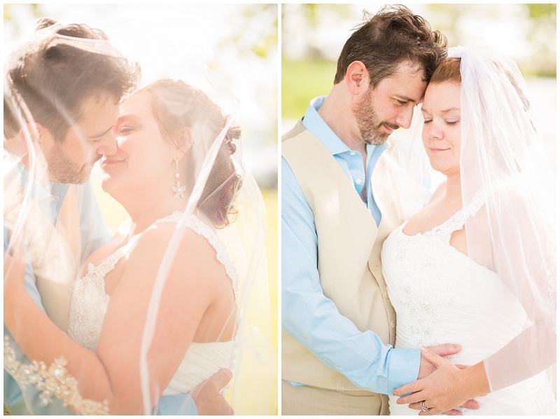 poquoson waterfront yacht club wedding beach blue sea glass