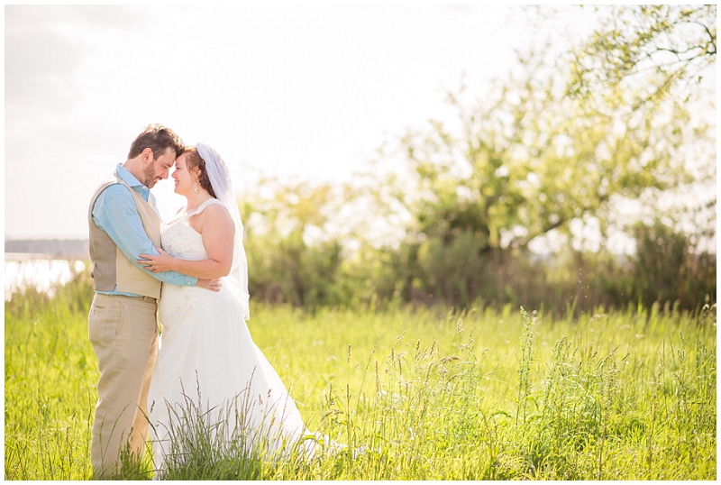 poquoson waterfront yacht club wedding beach blue sea glass