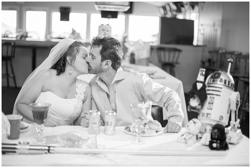 poquoson waterfront yacht club wedding beach blue sea glass