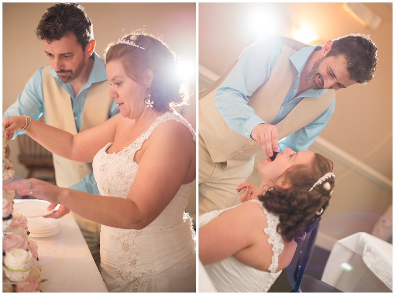 poquoson waterfront yacht club wedding beach blue sea glass