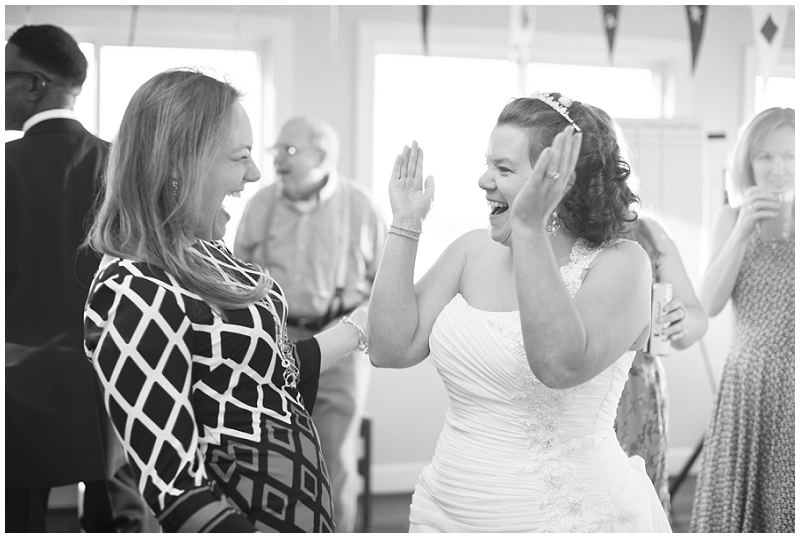 poquoson waterfront yacht club wedding beach blue sea glass