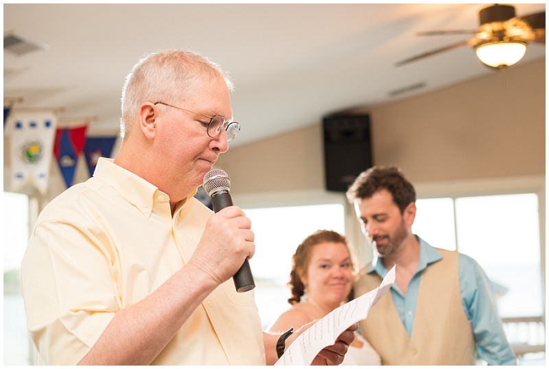 poquoson waterfront yacht club wedding beach blue sea glass