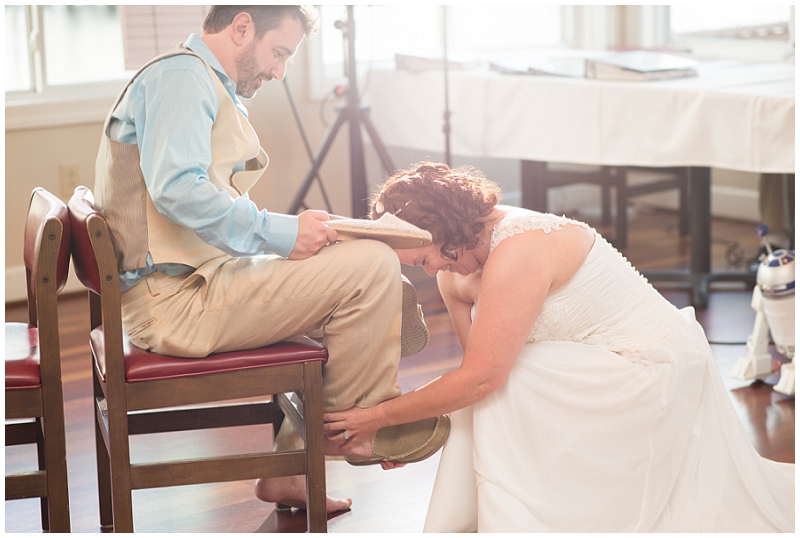 poquoson waterfront yacht club wedding beach blue sea glass