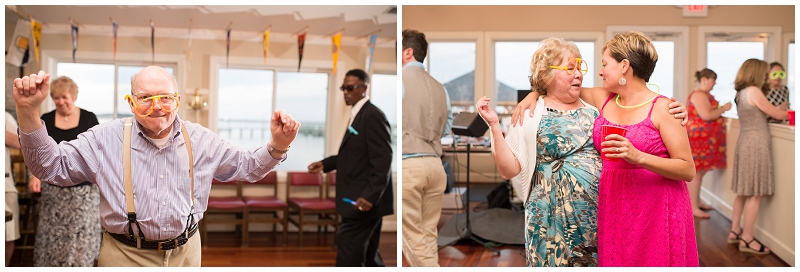 poquoson waterfront yacht club wedding beach blue sea glass