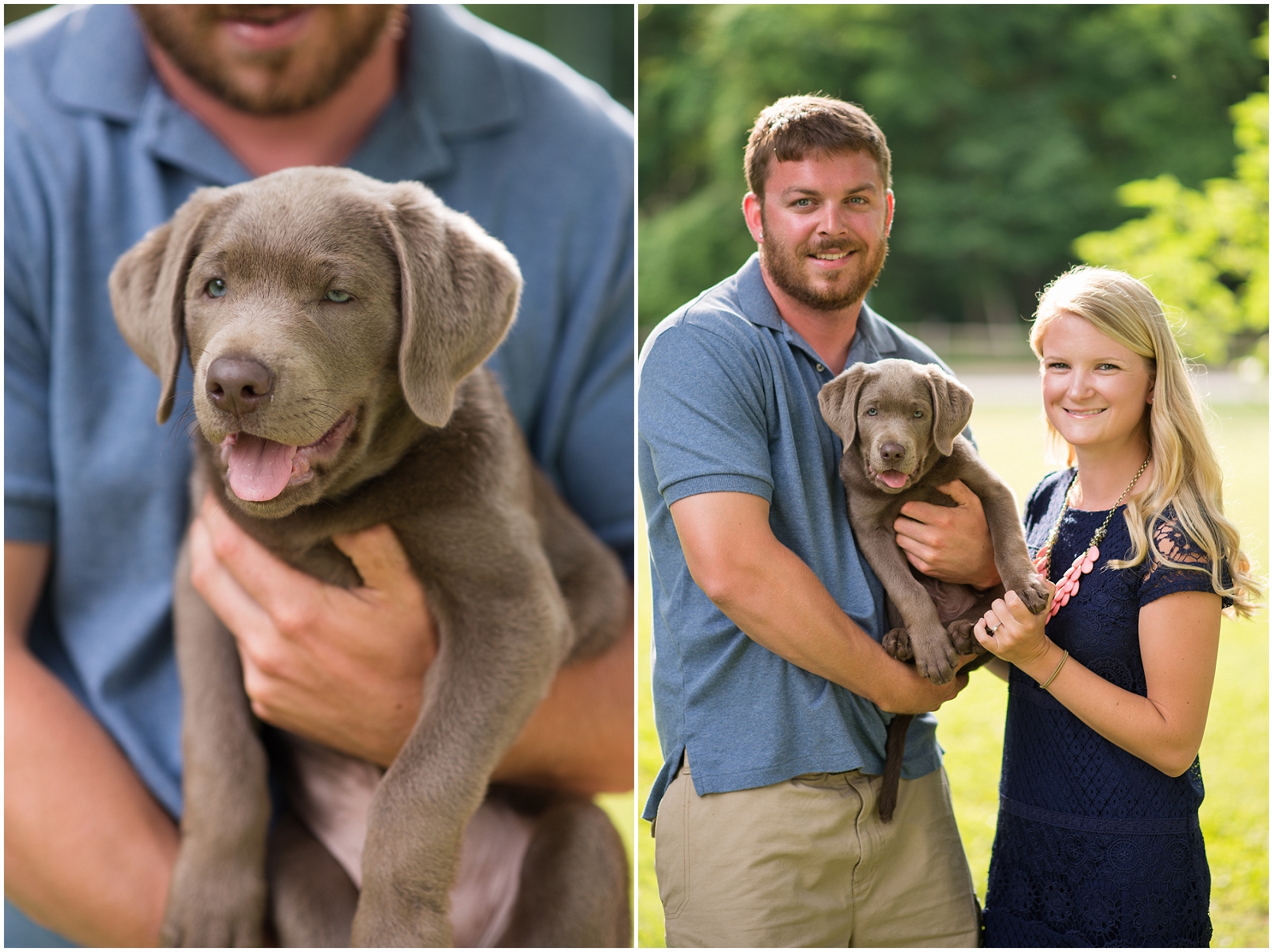 dare yorktown beach hogge silver lab puppy engagement pictures