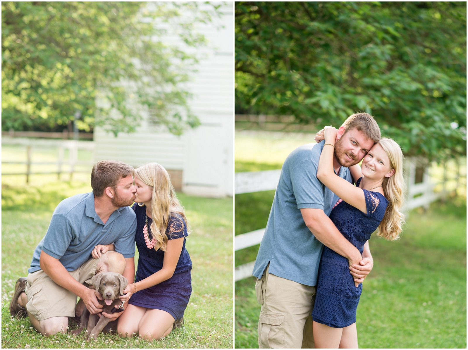 dare yorktown beach hogge silver lab puppy engagement pictures