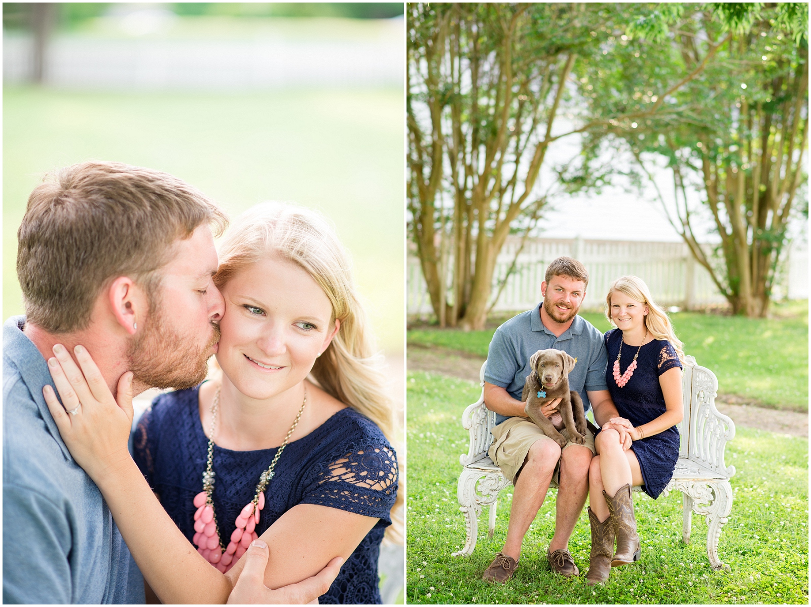 dare yorktown beach hogge silver lab puppy engagement pictures