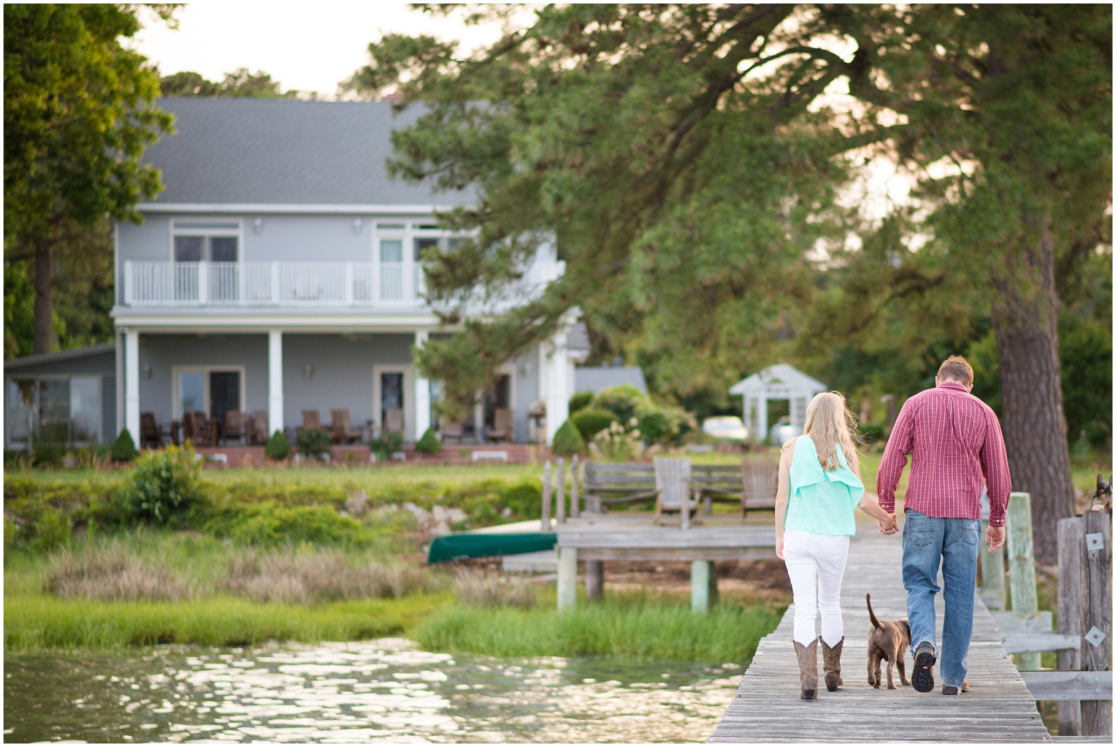 dare yorktown beach hogge silver lab puppy engagement pictures