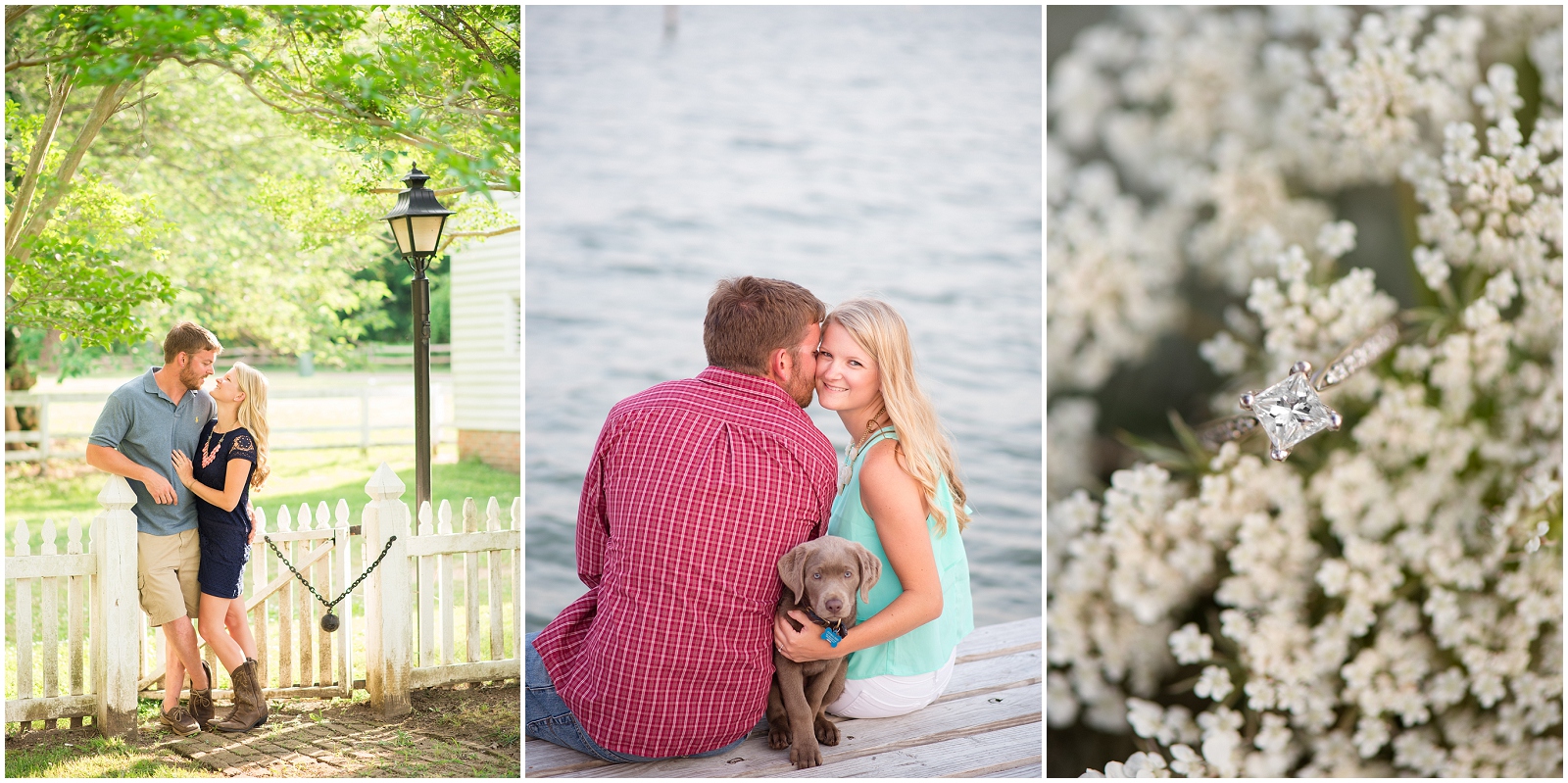 yorktown beach poquoson river engagement pictures