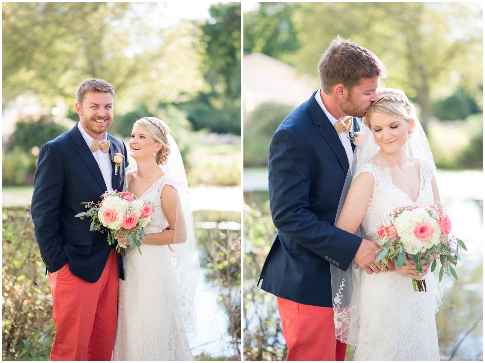 navy and coral nautical rustic backyard yorktown virginia wedding waterfront cowboy boots