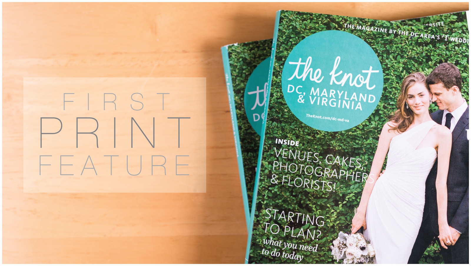 wedding photography print feature knot va md dc magazine