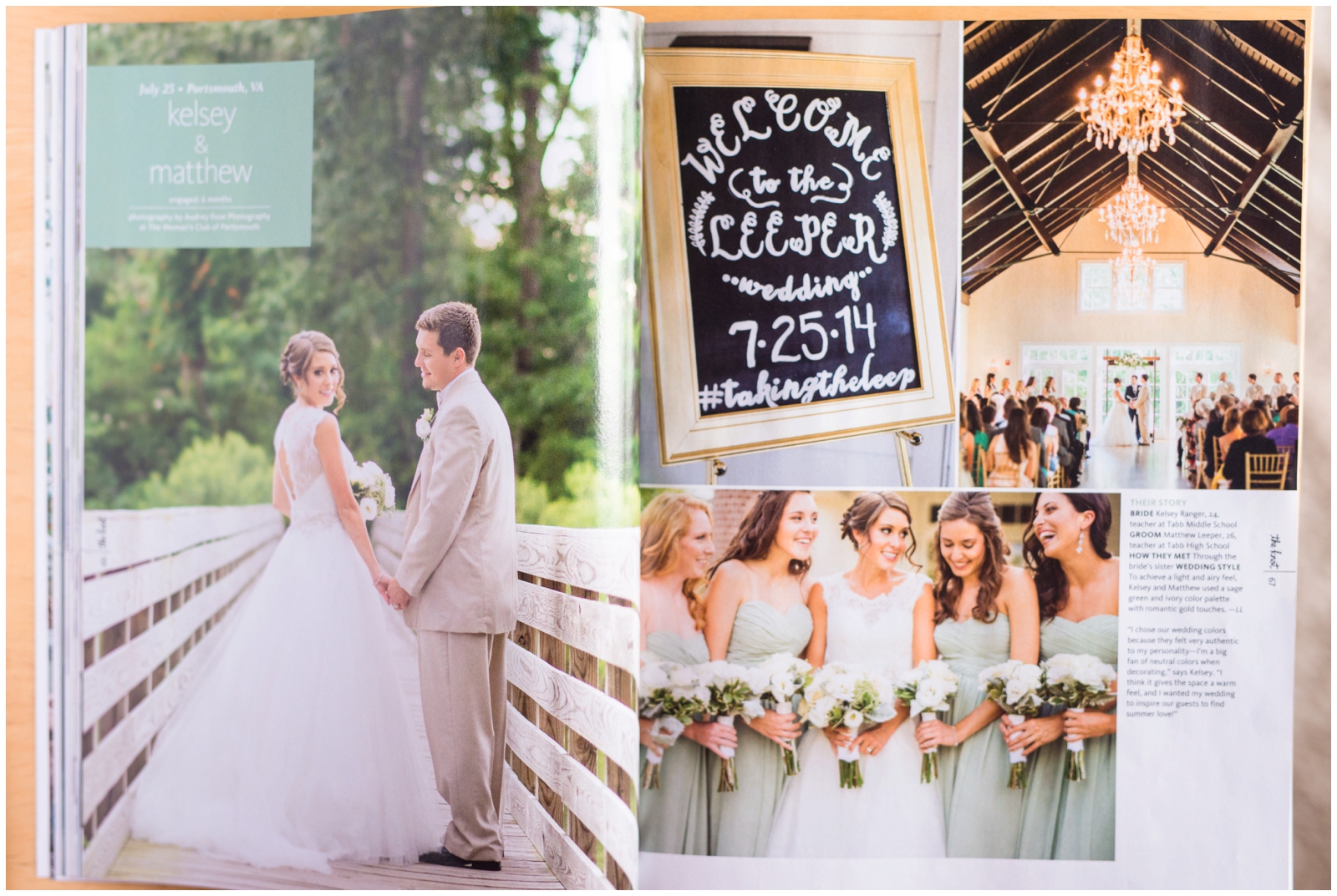 wedding photography print feature knot va md dc magazine