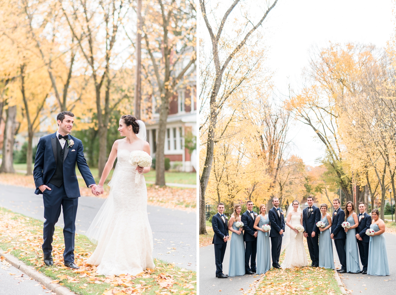 fall johnstown pennsylvania wedding sunnehanna country club