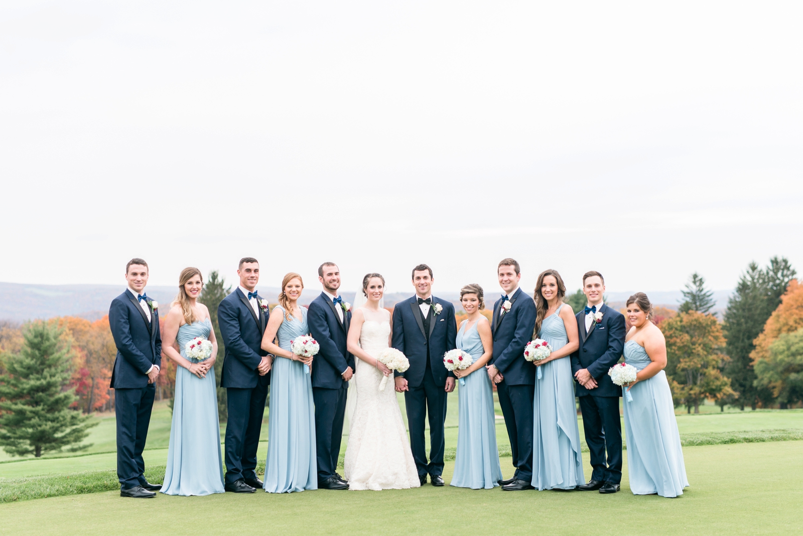 fall johnstown pennsylvania wedding sunnehanna country club