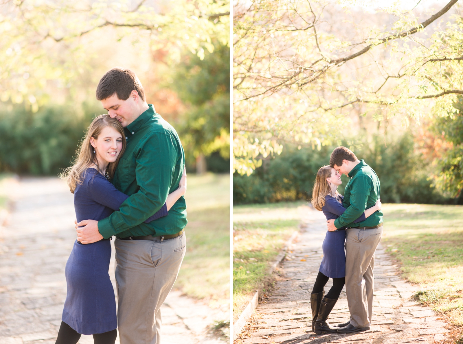 maymont richmond virginia fall engagement session by va wedding photographer