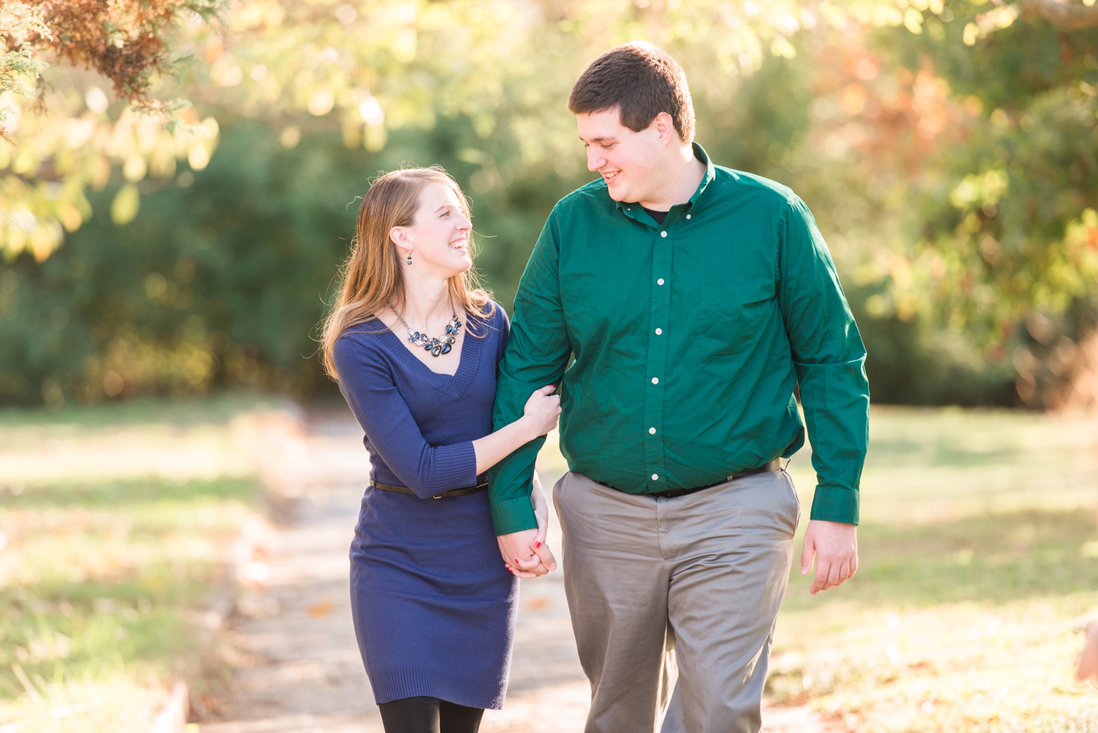 maymont richmond virginia fall engagement session by va wedding photographer