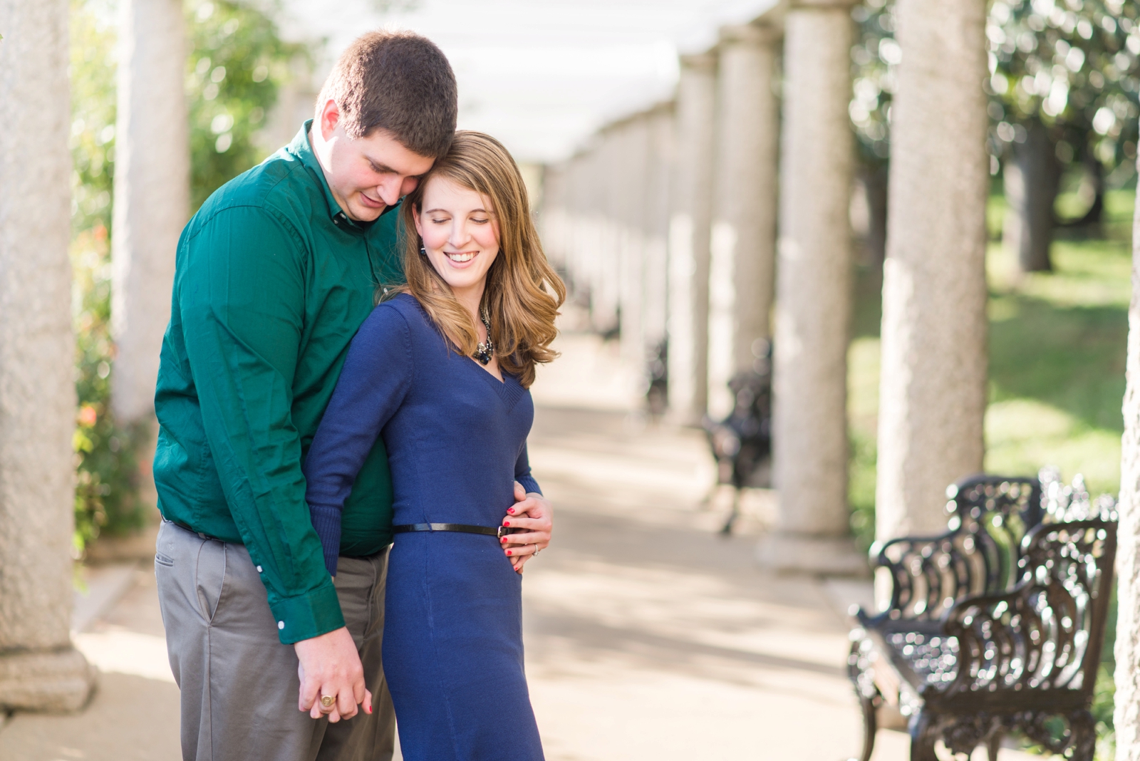 maymont richmond virginia fall engagement session by va wedding photographer