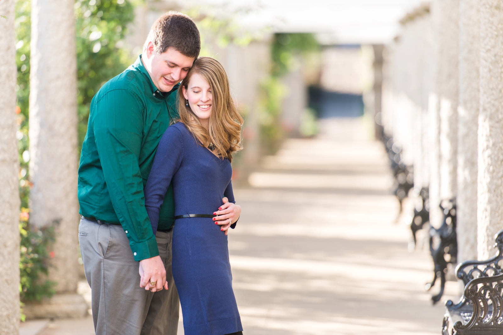 maymont richmond virginia fall engagement session by va wedding photographer