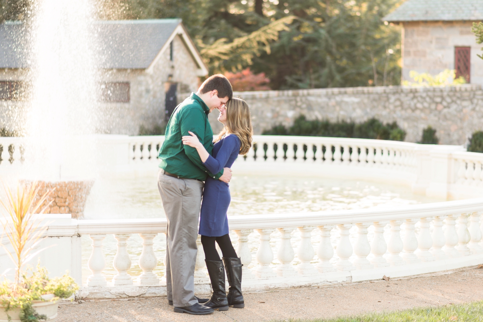 maymont richmond virginia fall engagement session by va wedding photographer