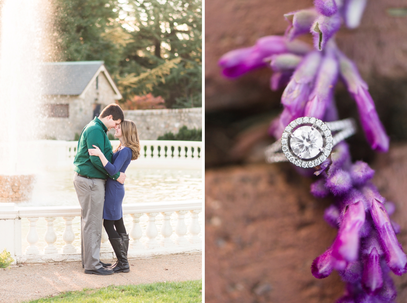 maymont richmond virginia fall engagement session by va wedding photographer