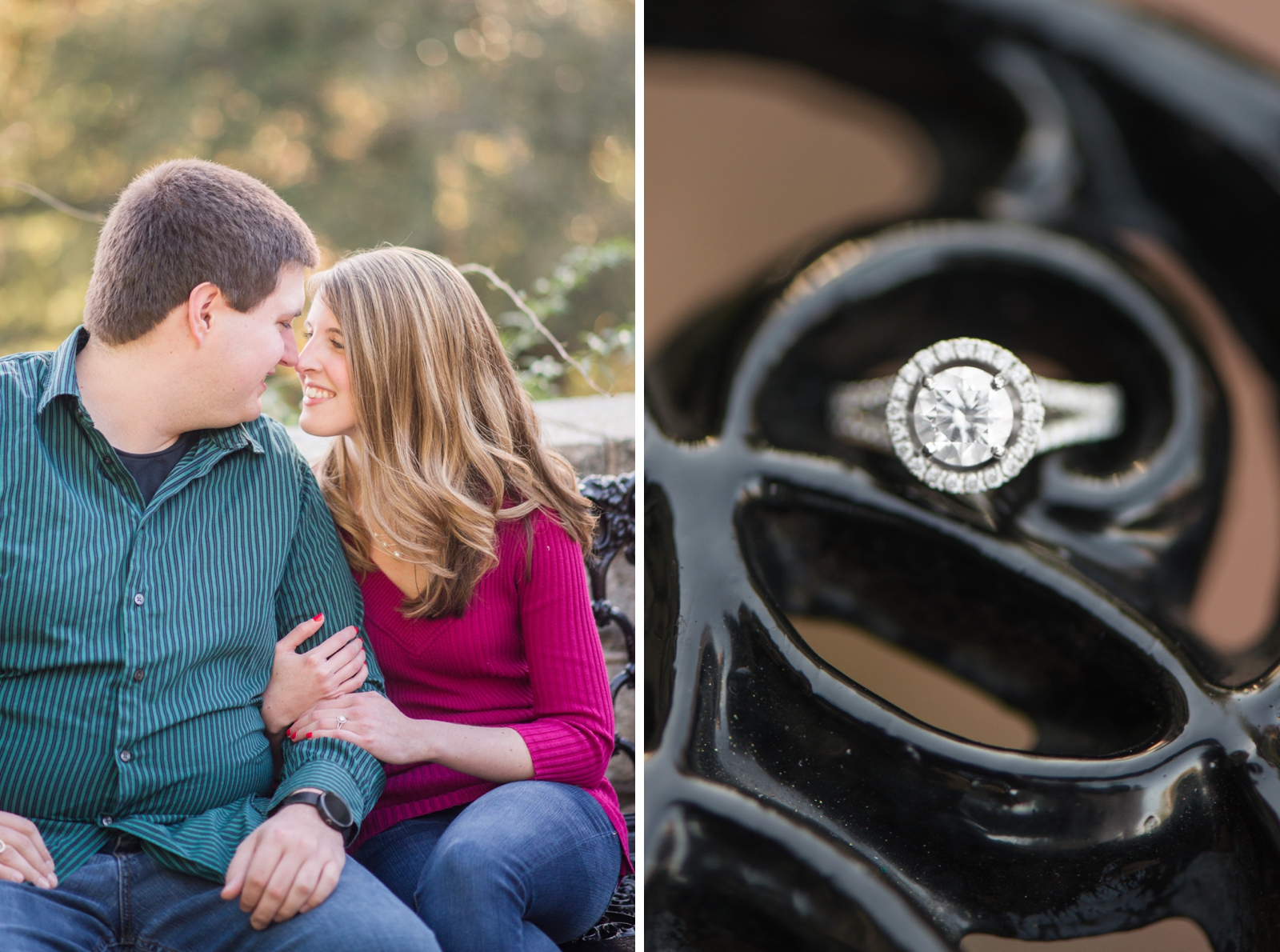 maymont richmond virginia fall engagement session by va wedding photographer