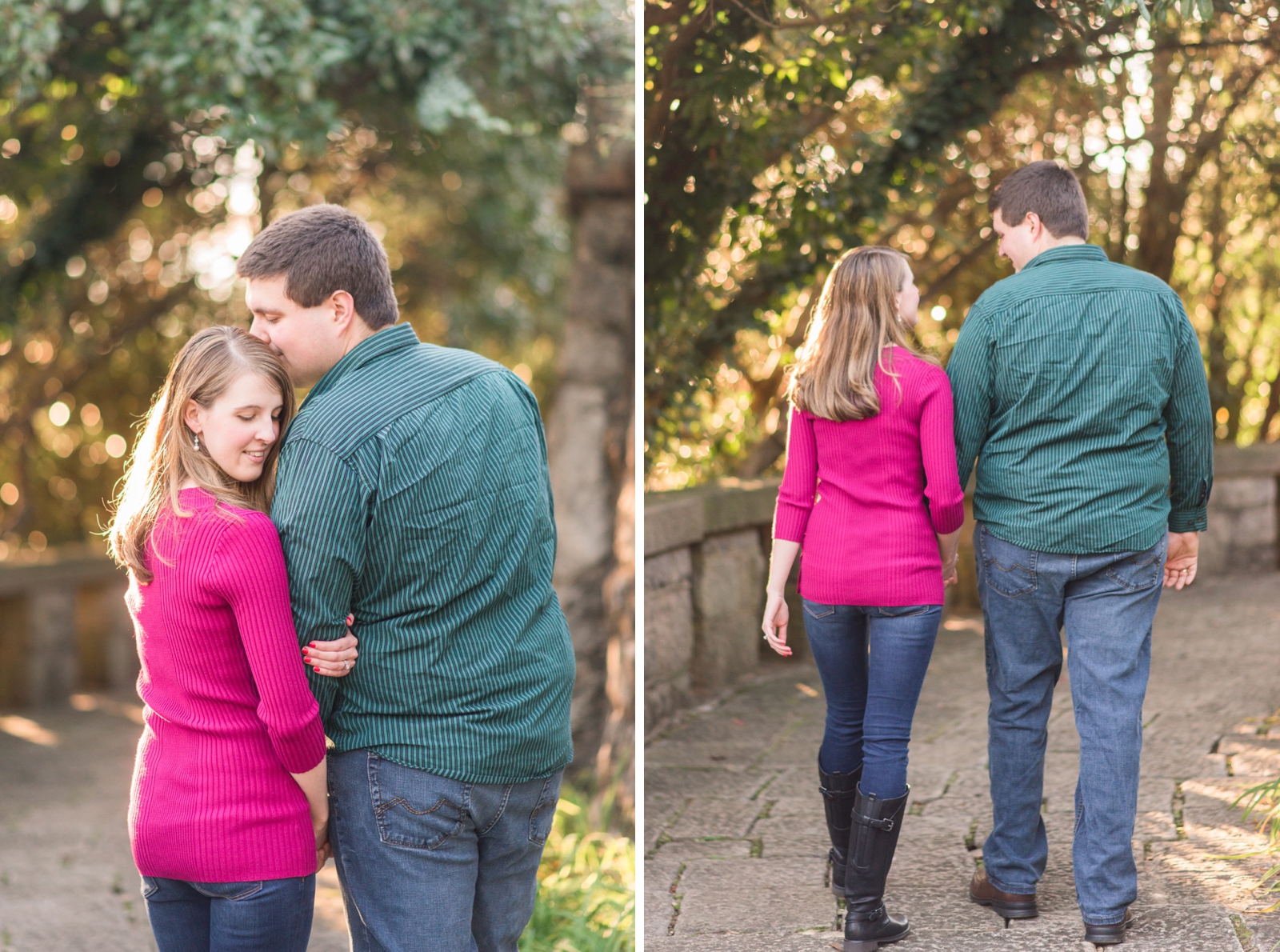 maymont richmond virginia fall engagement session by va wedding photographer