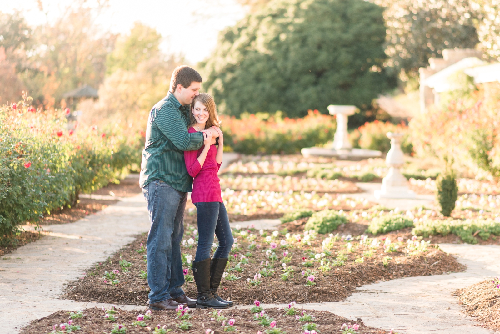 maymont richmond virginia fall engagement session by va wedding photographer