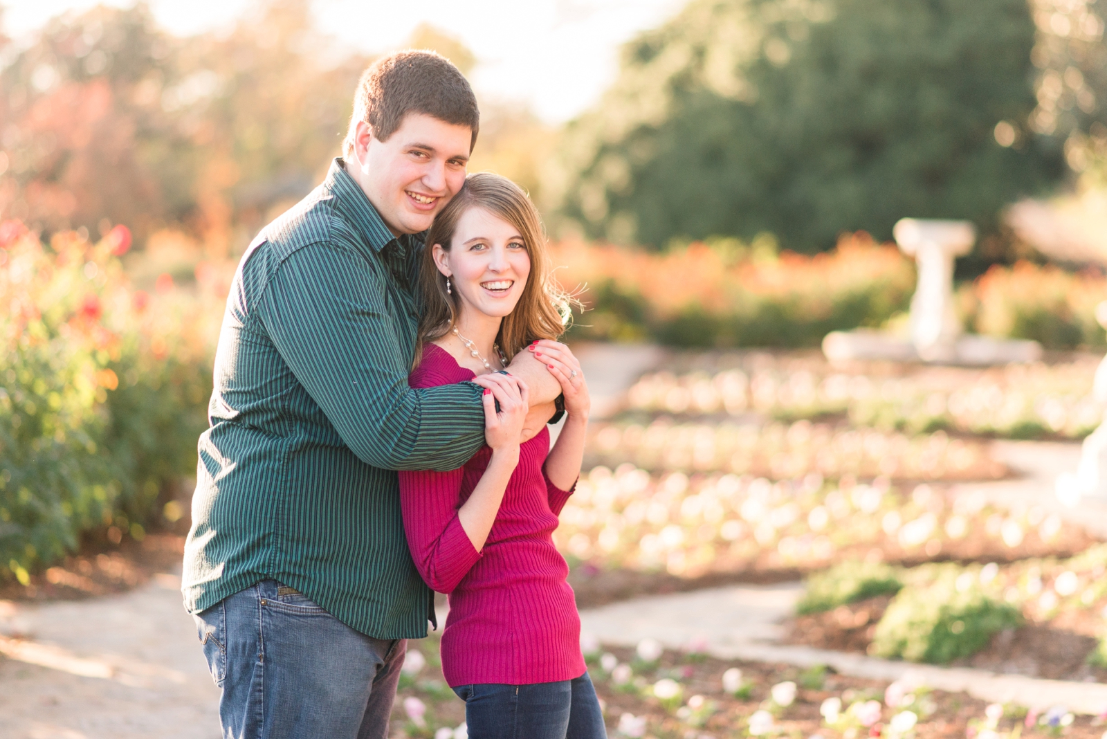 maymont richmond virginia fall engagement session by va wedding photographer