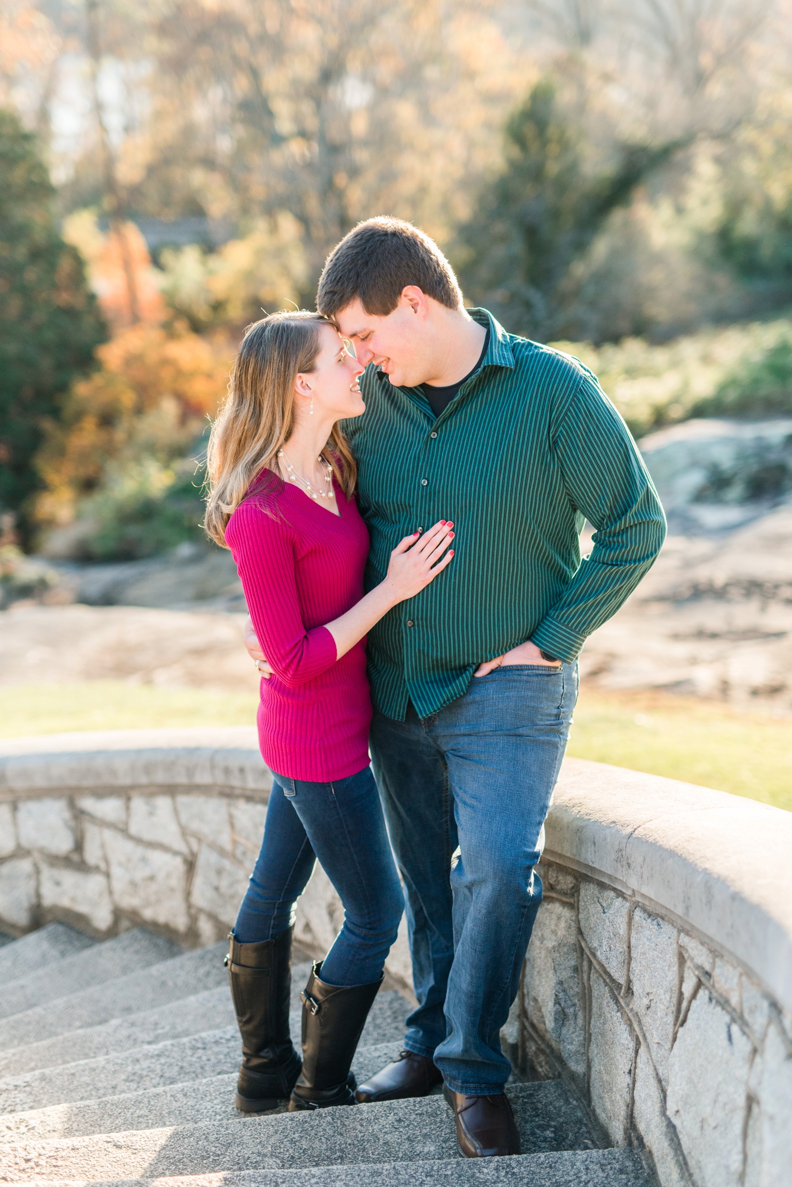 maymont richmond virginia fall engagement session by va wedding photographer