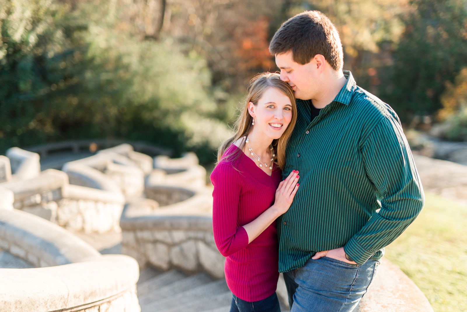 maymont richmond virginia fall engagement session by va wedding photographer