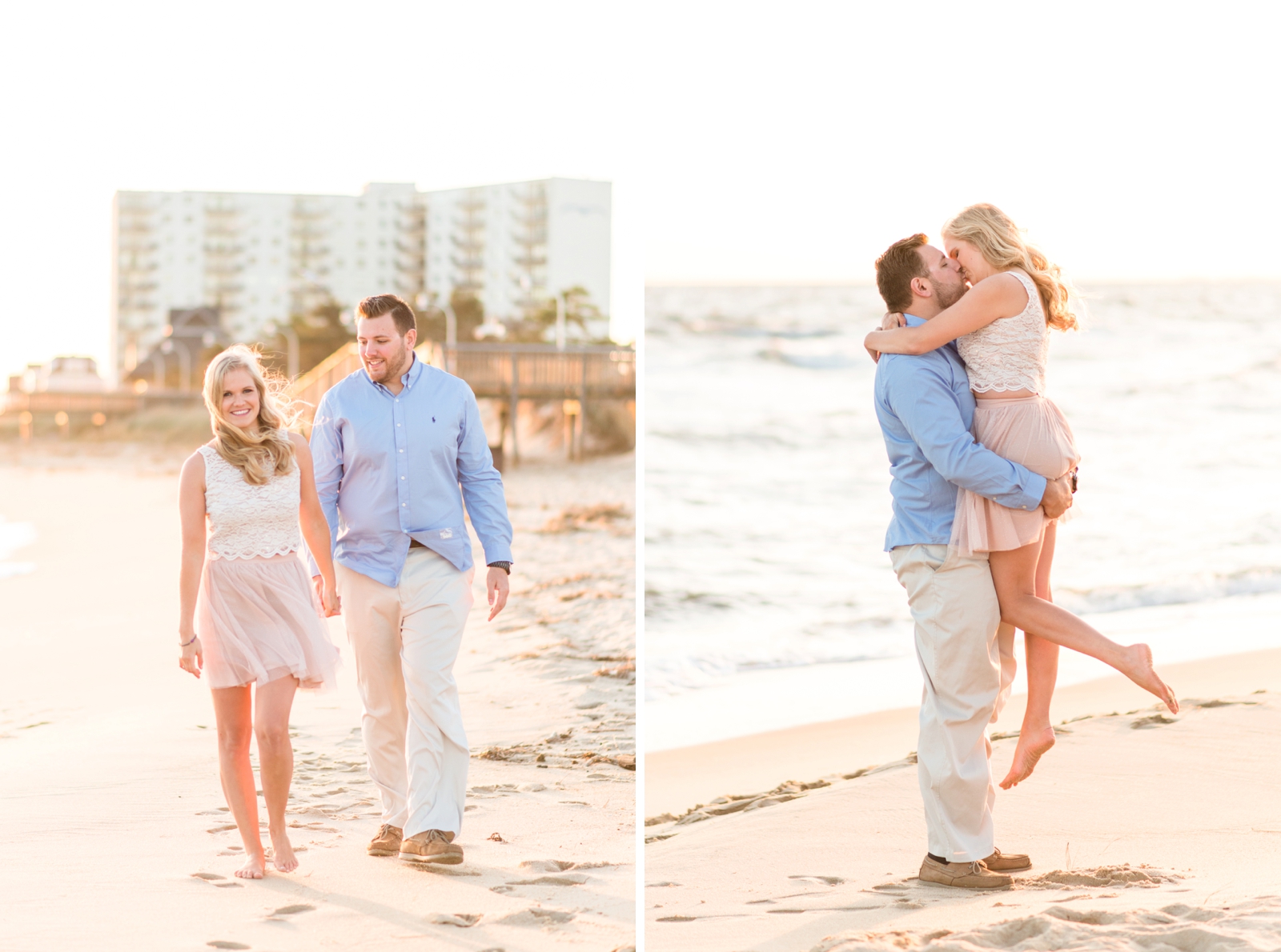 ODU football player and cheerleader stadium engagement session in norfolk virginia