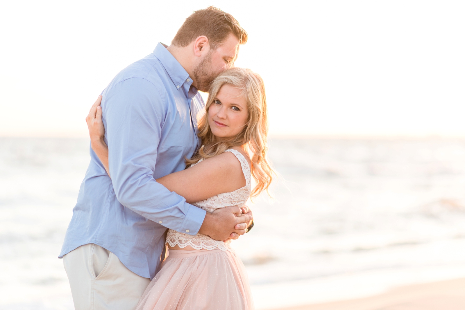 ODU football player and cheerleader stadium engagement session in norfolk virginia