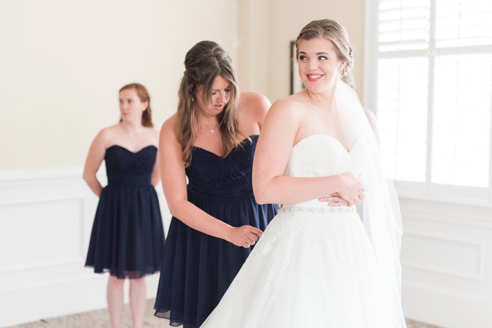 fauquier springs country club warrenton virginia navy and peach spring wedding 