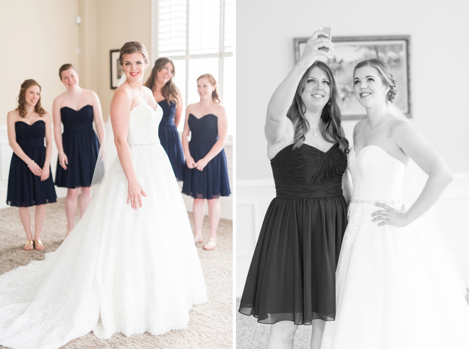 fauquier springs country club warrenton virginia navy and peach spring wedding 