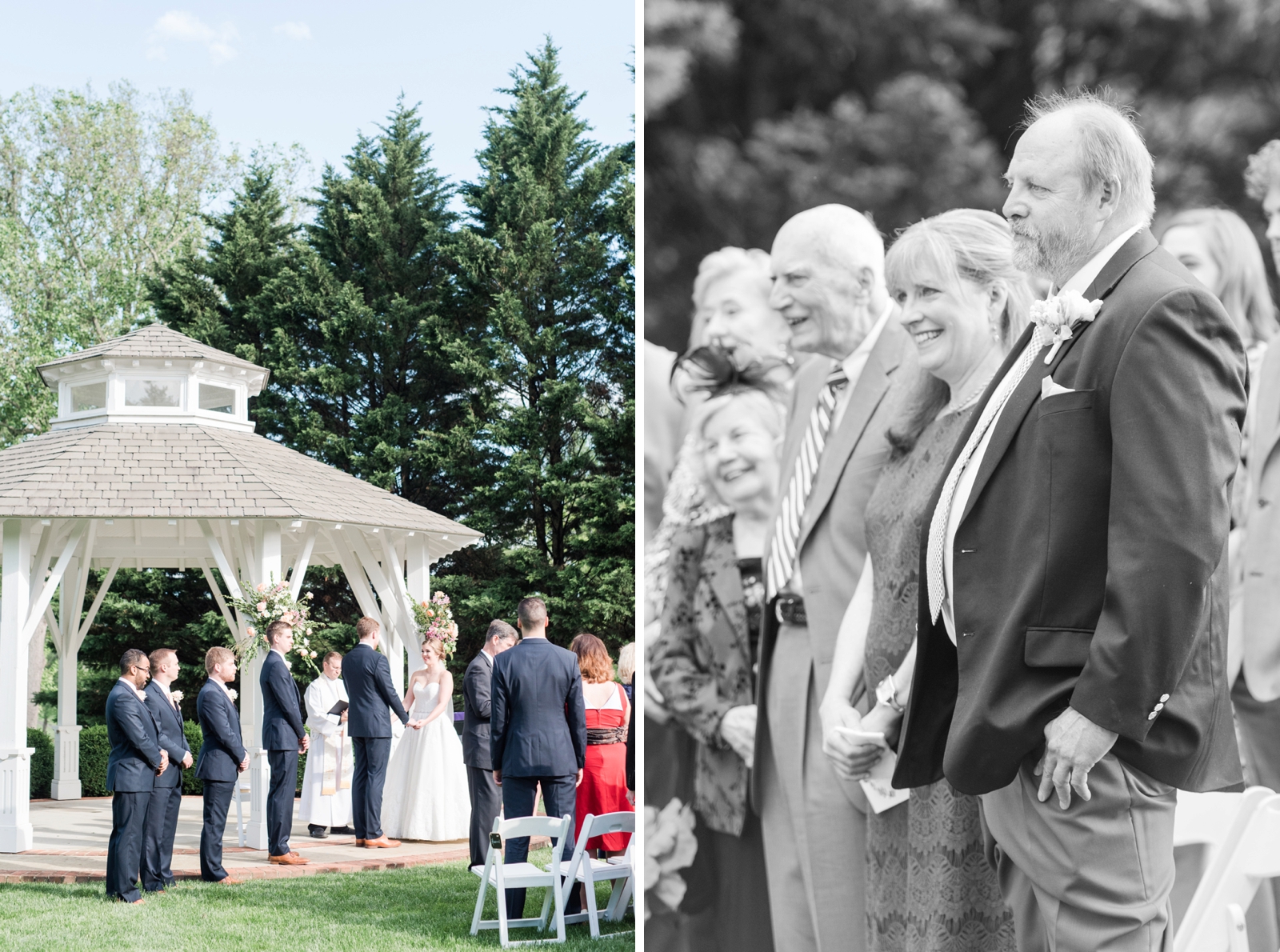 fauquier springs country club warrenton virginia navy and peach spring wedding 