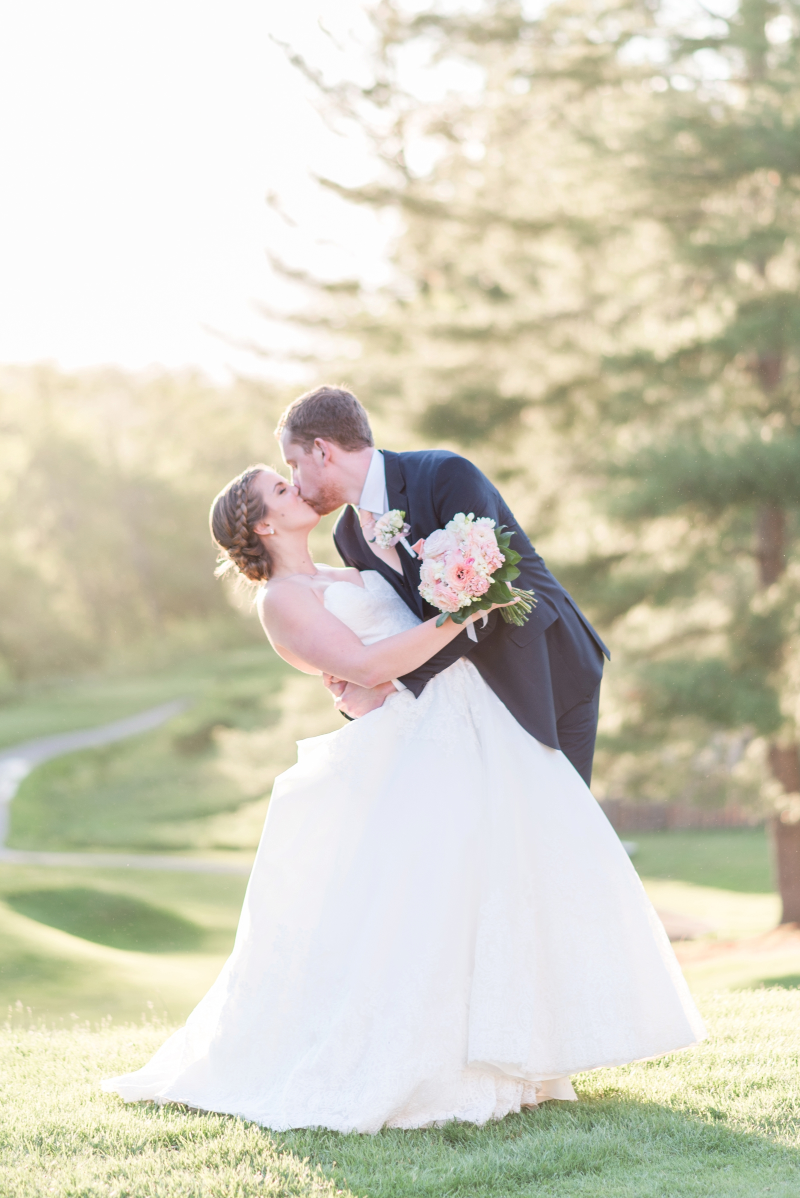 fauquier springs country club warrenton virginia navy and peach spring wedding 