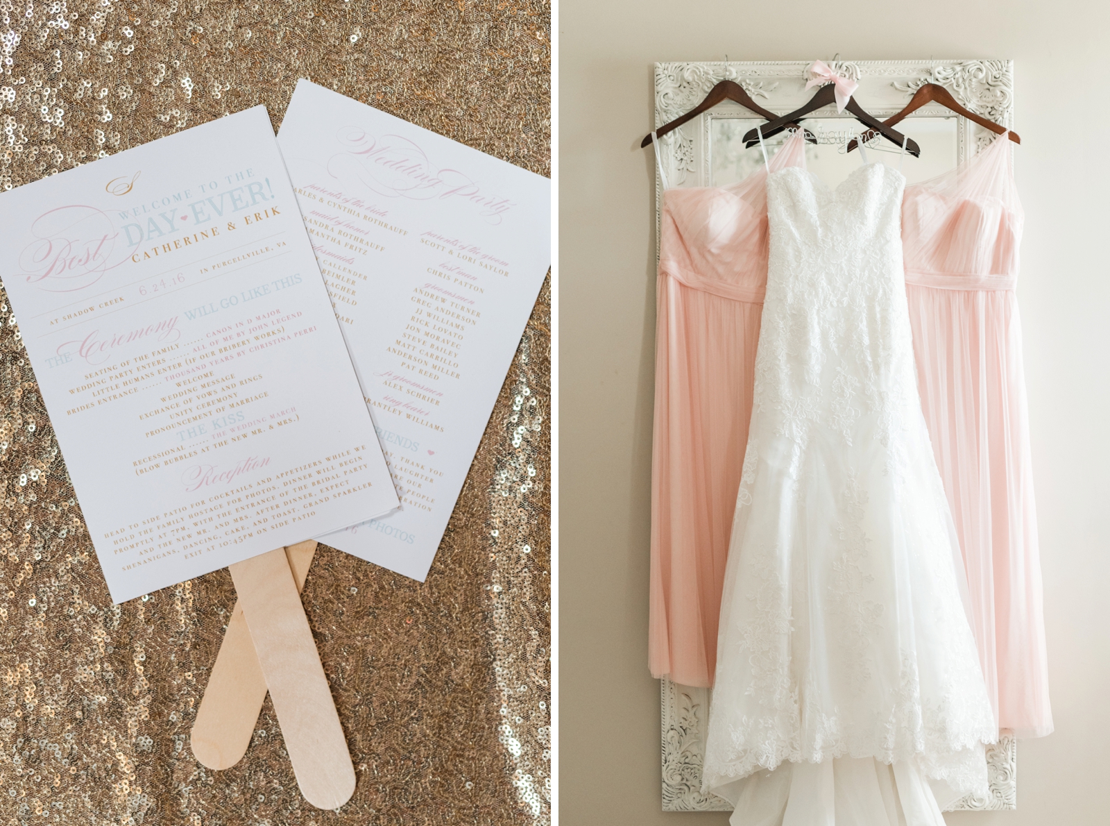 shadow creek virginia blush southern wedding photo