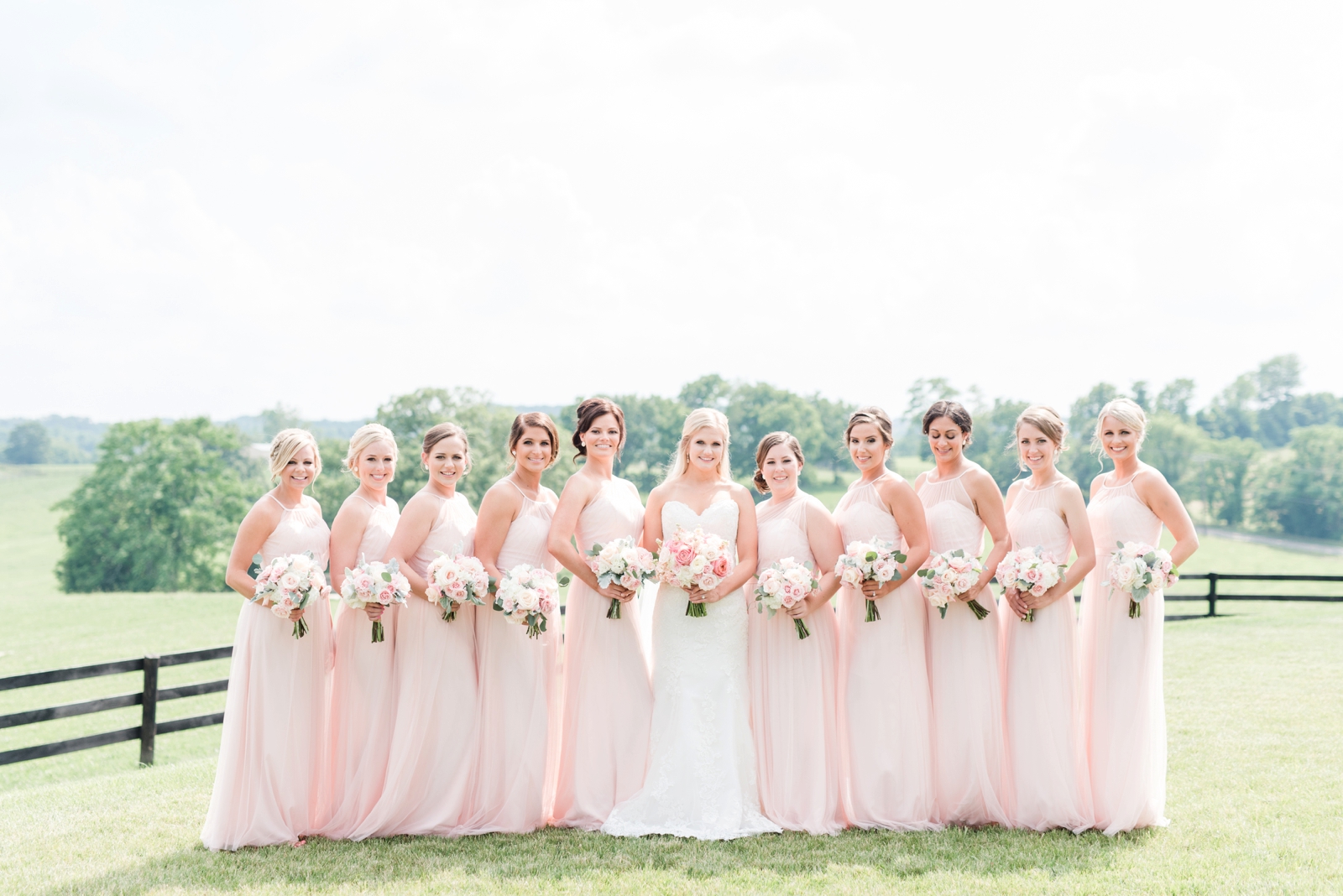 shadow creek virginia blush southern wedding photo