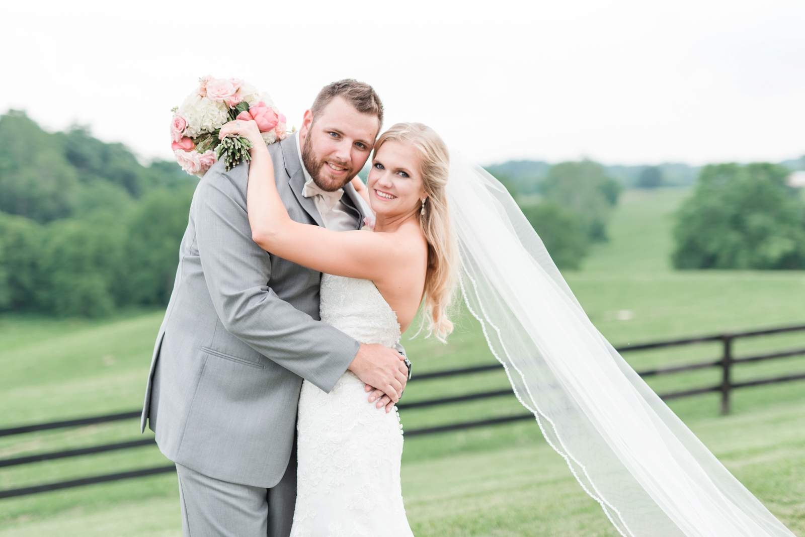 shadow creek virginia blush southern wedding photo