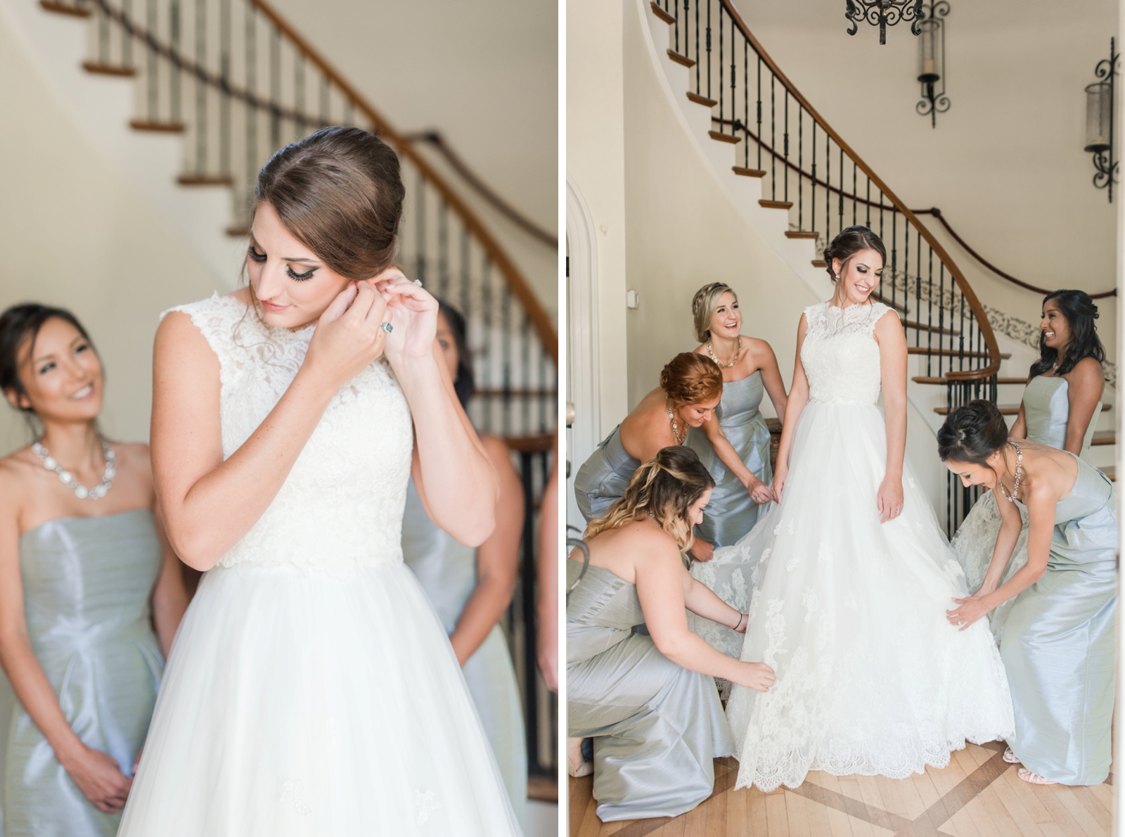 norfolk botanical gardens wedding dusty blue rustic natural elegant